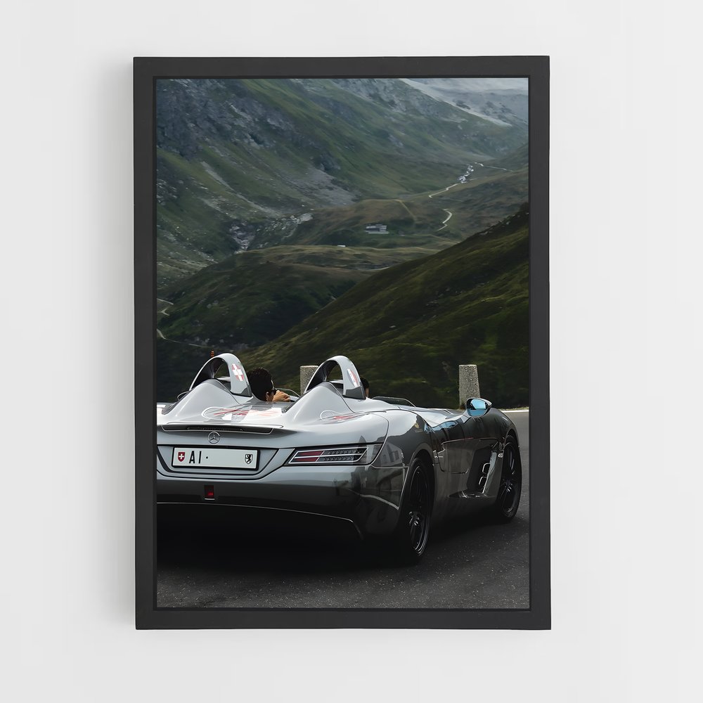 Poster La Montée Argentée – affiche Mercedes (vue 2)